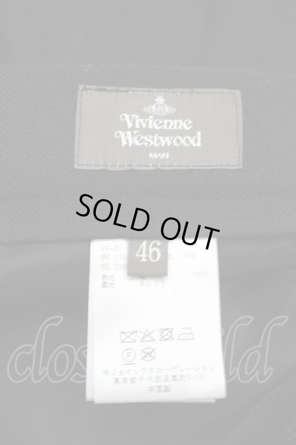 画像3: ヴィヴィアンウエストウッド MAN 中古 / ウールサルエルパンツ 46 黒  S-25-08-10-056-pa-AS-ZS (3)