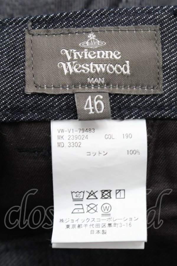 画像4: ヴィヴィアンウエストウッド MAN 中古 / HEART MAN LONDONパッチポケットトラウザーズ 46 グレー  S-25-08-10-058-pa-AS-ZS (4)