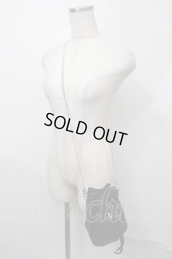 画像4: ヴィヴィアンウエストウッド 中古 / LILLITH BUCKETバッグ  黒  S-25-08-10-015-ba-AS-ZH (4)