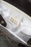 画像5: ヴィヴィアンウエストウッド 中古 / エナメルオーブツイードハンドバッグ  ブラウン  S-25-08-10-016-ba-AS-ZS (5)