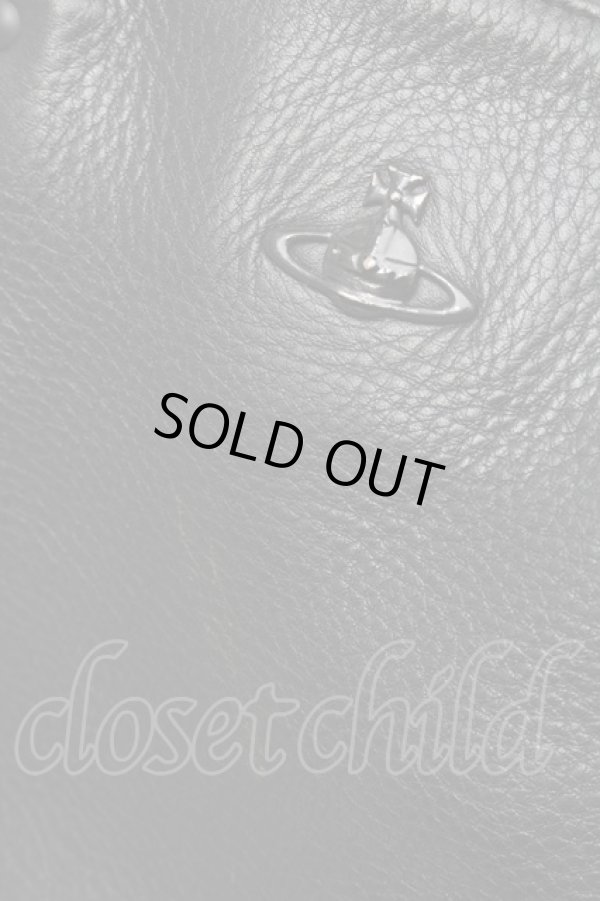 画像6: ヴィヴィアンウエストウッド MAN 中古 / オーブレザートートバッグ  黒  S-25-08-10-017-ba-HR-ZS (6)