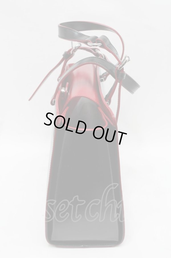 画像3: ヴィヴィアンウエストウッド 中古 / SIMPLE TINY ORBトートバッグ  黒ｘ赤  S-25-08-10-018-ba-AS-ZS (3)