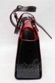 画像4: ヴィヴィアンウエストウッド 中古 / SIMPLE TINY ORBトートバッグ  黒ｘ赤  S-25-08-10-018-ba-AS-ZS (4)