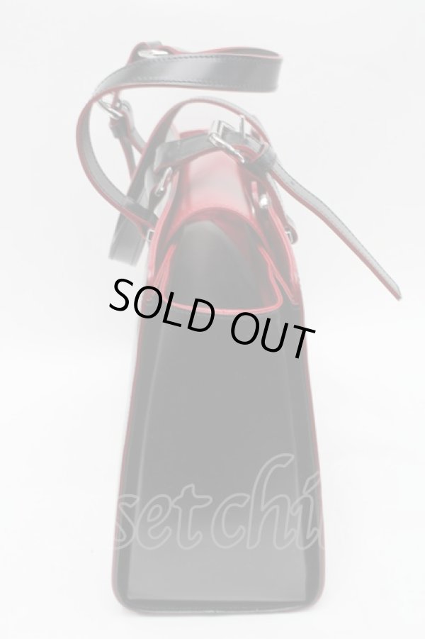 画像4: ヴィヴィアンウエストウッド 中古 / SIMPLE TINY ORBトートバッグ  黒ｘ赤  S-25-08-10-018-ba-AS-ZS (4)