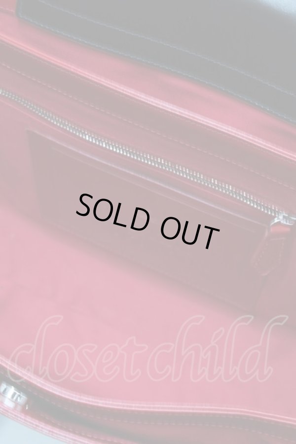 画像5: ヴィヴィアンウエストウッド 中古 / SIMPLE TINY ORBトートバッグ  黒ｘ赤  S-25-08-10-018-ba-AS-ZS (5)