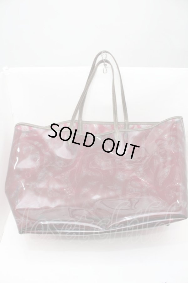 画像2: ヴィヴィアンウエストウッド 中古 / クリアバッグ  クリア赤  S-25-08-10-019-ba-AS-ZS (2)