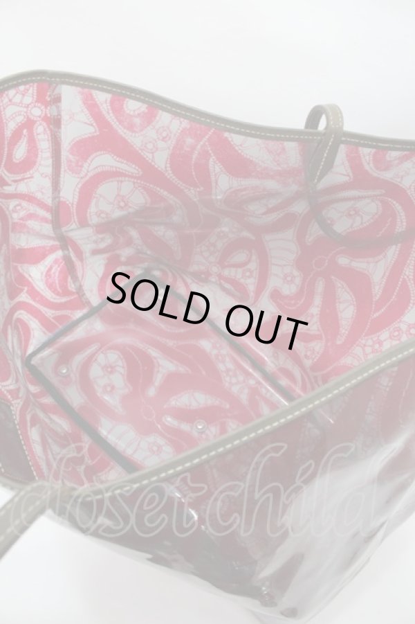 画像3: ヴィヴィアンウエストウッド 中古 / クリアバッグ  クリア赤  S-25-08-10-019-ba-AS-ZS (3)