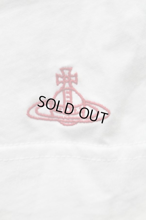 画像3: ヴィヴィアンウエストウッド 中古 / ギャザーTシャツ 00 白  S-25-08-10-020-ts-AS-ZS (3)