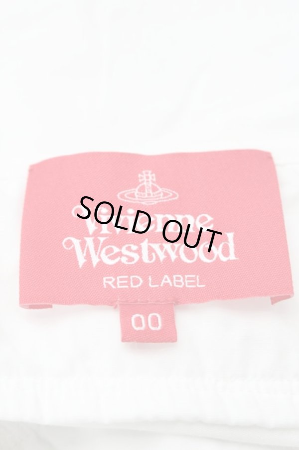 画像4: ヴィヴィアンウエストウッド 中古 / ギャザーTシャツ 00 白  S-25-08-10-020-ts-AS-ZS (4)