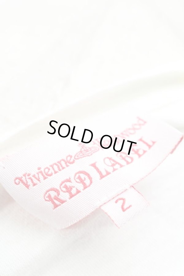 画像3: ヴィヴィアンウエストウッド 中古 / プリントカットソー 2 白ｘ黒  S-25-08-31-026-to-AS-ZS (3)