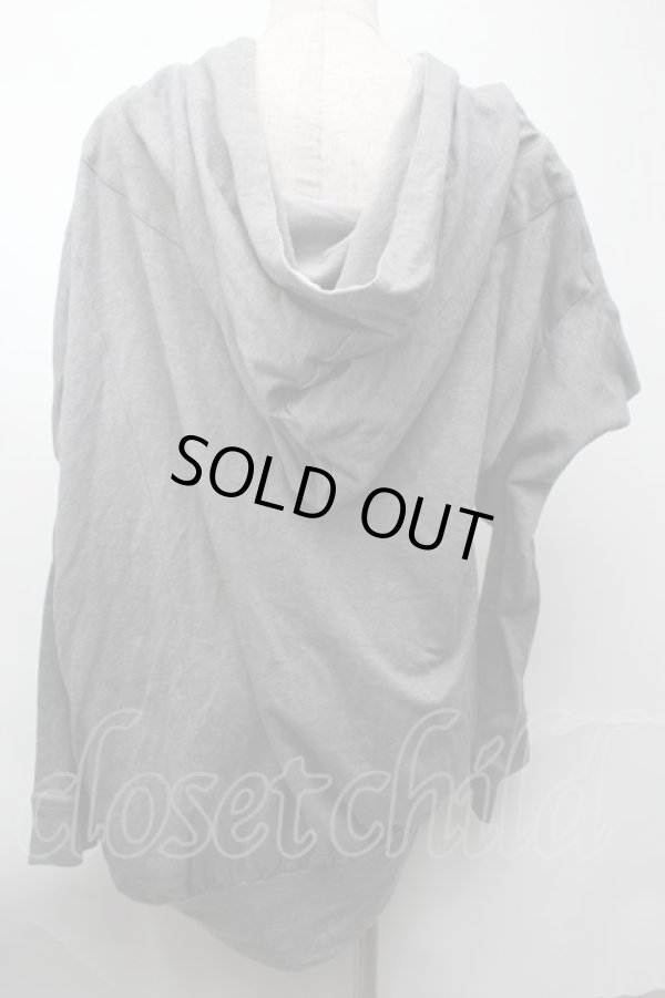 画像2: ヴィヴィアンウエストウッド 中古 / デビル袖パーカー 2 グレー  S-25-08-31-031-to-AS-ZS (2)