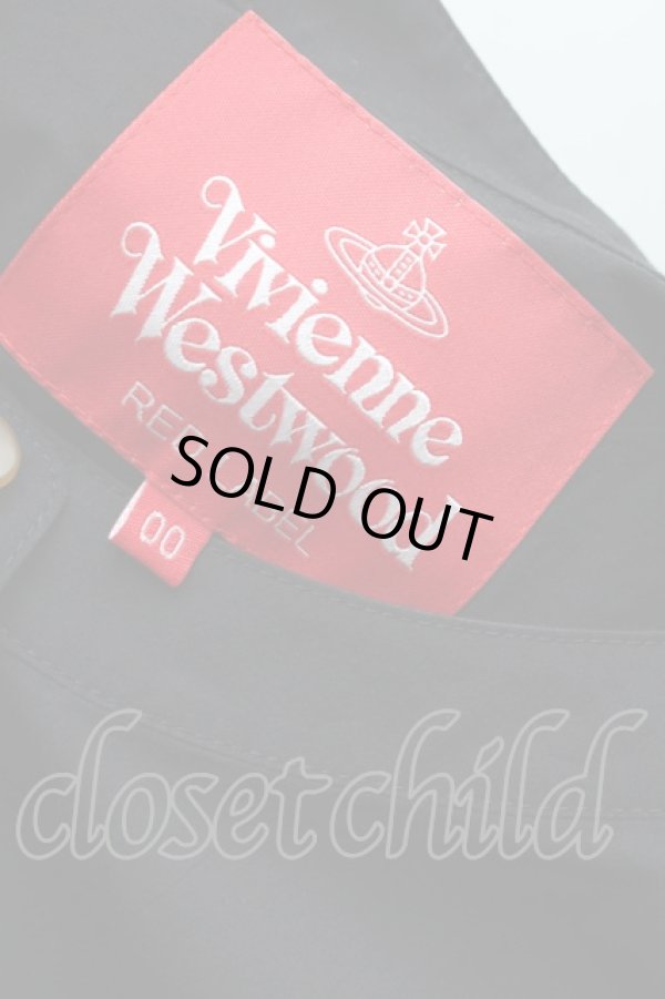 画像3: ヴィヴィアンウエストウッド 中古 / ボリュームスリーブシャツワンピース 00 黒  S-25-08-31-034-op-AS-ZS (3)