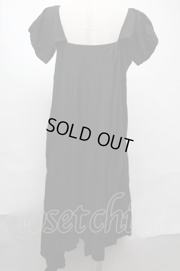 画像2: ヴィヴィアンウエストウッド 中古 //ノースリーブワンピース 2 黒  S-25-08-31-035-op-AS-ZS (2)