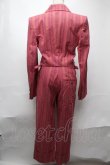 画像2: ヴィヴィアンウエストウッド 中古 / SU/ストライプセットアップ 36 ピンク  S-25-08-31-036-jc-AS-ZS (2)