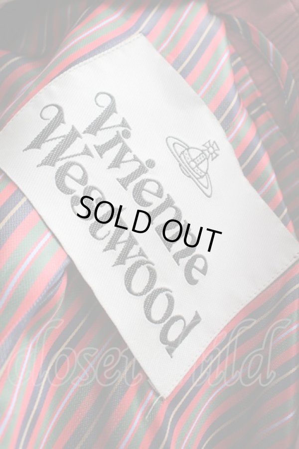 画像3: ヴィヴィアンウエストウッド 中古 / SU/ストライプセットアップ 36 ピンク  S-25-08-31-036-jc-AS-ZS (3)