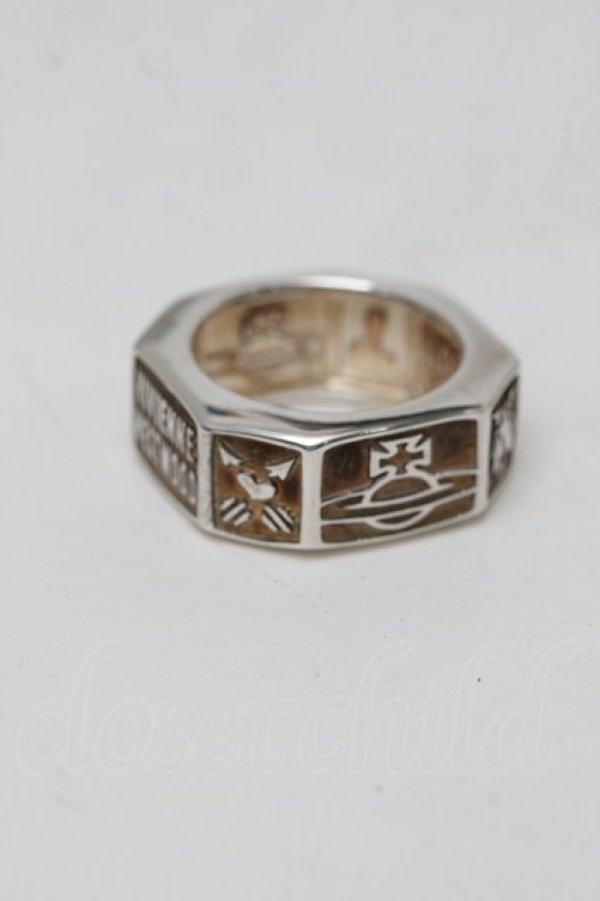 画像3: ヴィヴィアンウエストウッド 中古 / SAMOSリング M シルバー  S-25-08-31-005-rg-AS-ZS (3)