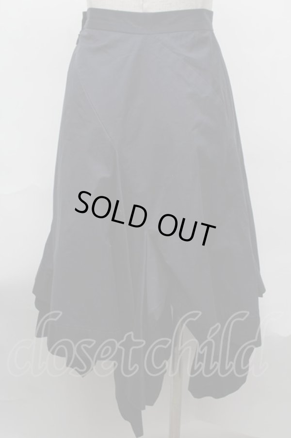 画像2: ヴィヴィアンウエストウッド 中古 / イレヘムスカート 2 紺  S-25-08-31-037-sk-AS-ZS (2)