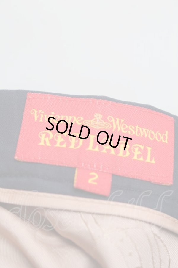 画像3: ヴィヴィアンウエストウッド 中古 / イレヘムスカート 2 紺  S-25-08-31-037-sk-AS-ZS (3)