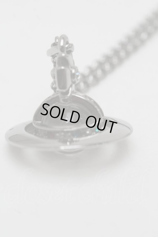 画像3: ヴィヴィアンウエストウッド 中古 / タイニーオーブネックレス  ガンメタ  S-25-08-31-006-ac-AS-ZS (3)