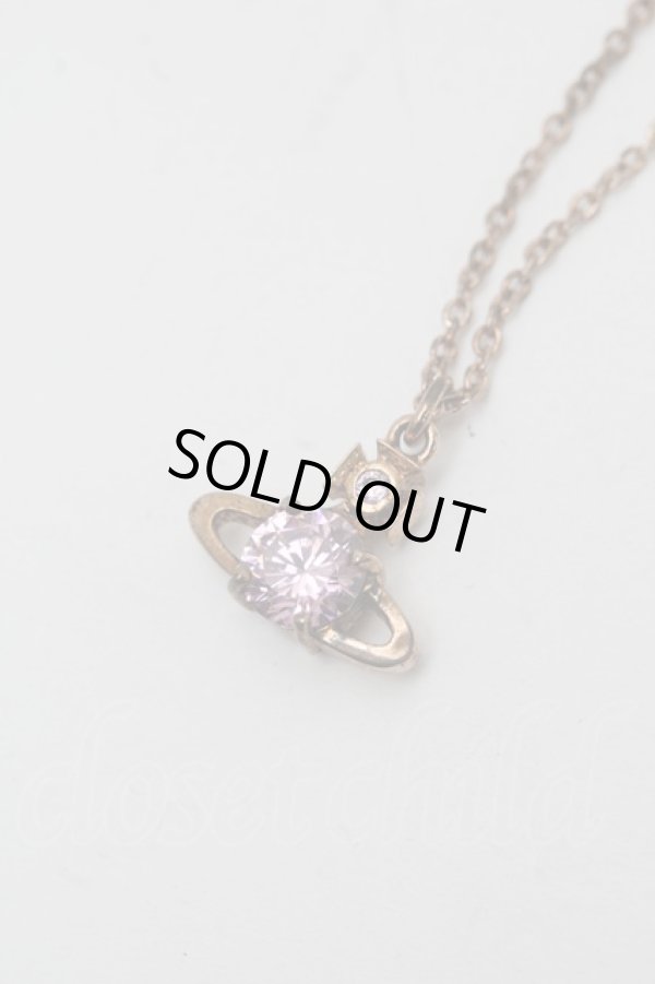 画像2: ヴィヴィアンウエストウッド 中古 / REINAネックレス  ゴールドｘピンク  S-25-08-31-008-nl-AS-ZS (2)