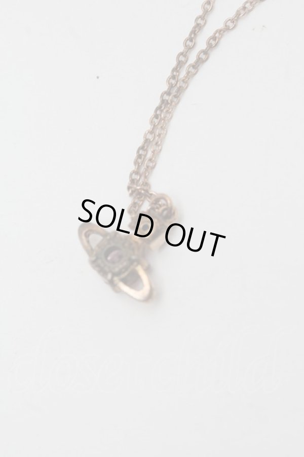 画像3: ヴィヴィアンウエストウッド 中古 / REINAネックレス  ゴールドｘピンク  S-25-08-31-008-nl-AS-ZS (3)