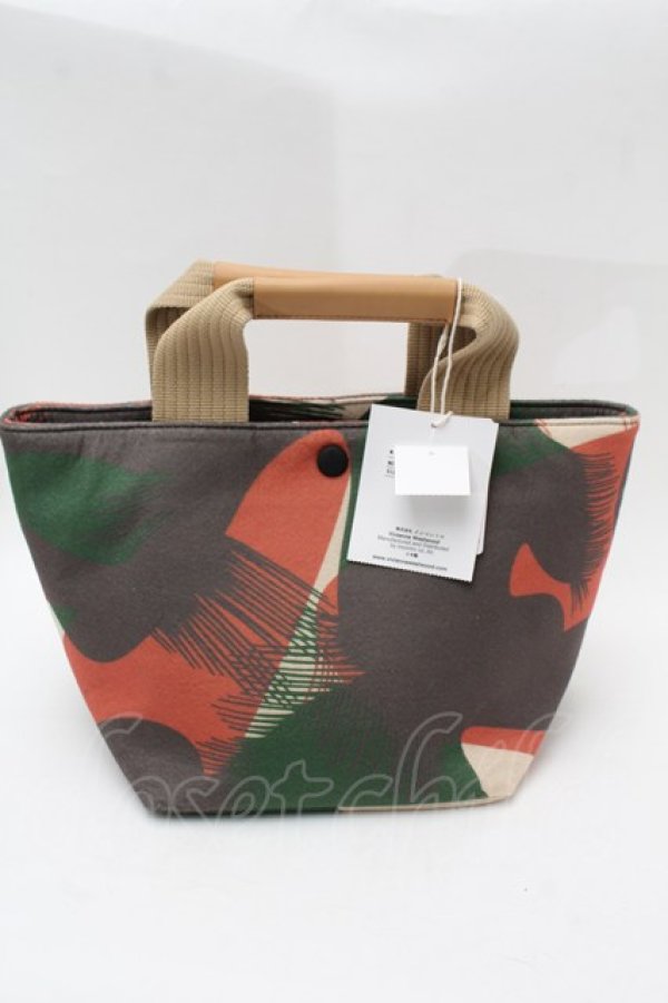 画像4: ヴィヴィアンウエストウッド 中古 / クリーピーベアハンドバッグ  グリーンｘオレンジ  S-25-08-31-014-ba-AS-ZS (4)