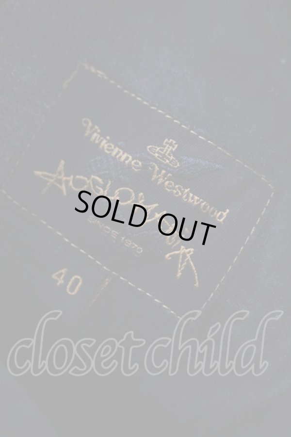 画像3: ANGLOMANIA 中古 / 半袖ブラウス 40 黒  S-25-08-31-018-bl-AS-ZS (3)