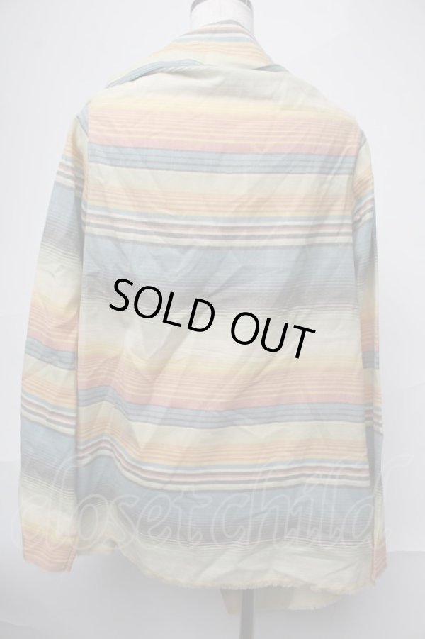 画像2: ヴィヴィアンウエストウッド 中古 / ボーダー変形カーディガン 2 マルチ  S-25-08-31-020-to-AS-ZH (2)