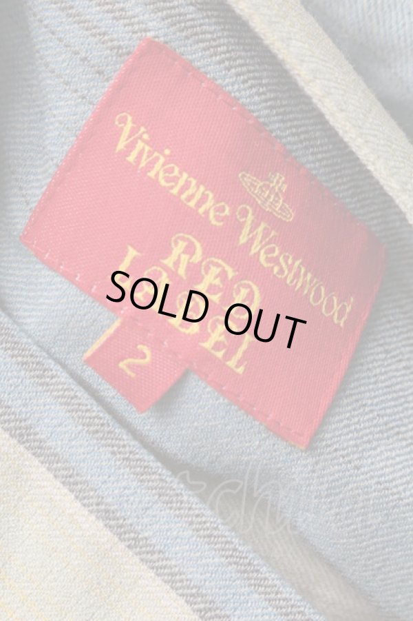 画像3: ヴィヴィアンウエストウッド 中古 / ボーダー変形カーディガン 2 マルチ  S-25-08-31-020-to-AS-ZH (3)