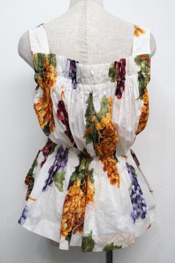 画像2: ANGLOMANIA 中古 / ブドウ柄ビスチェ 42   S-25-09-14-014-to-HR-ZS (2)