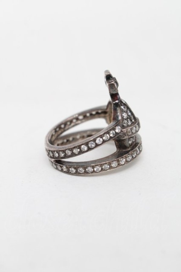 画像4: ヴィヴィアンウエストウッド 中古 / AC/オーブリング M シルバー  S-25-09-14-002-ac-AS-ZS (4)