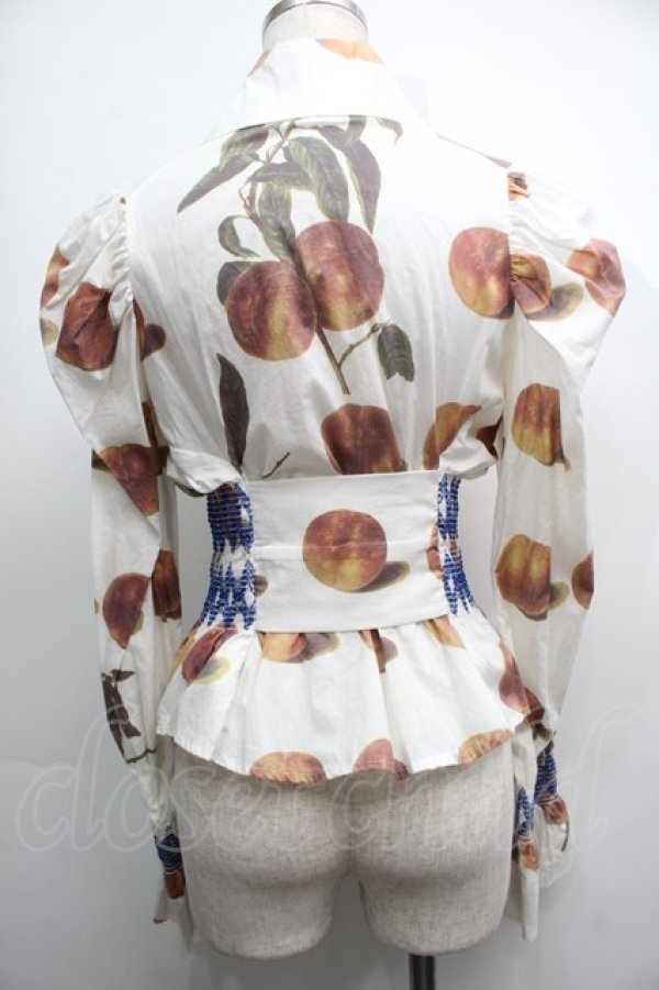 画像2: ヴィヴィアンウエストウッド 中古 / ピーチシャーリングブラウス  オフ  S-25-09-14-015-to-AS-ZS (2)