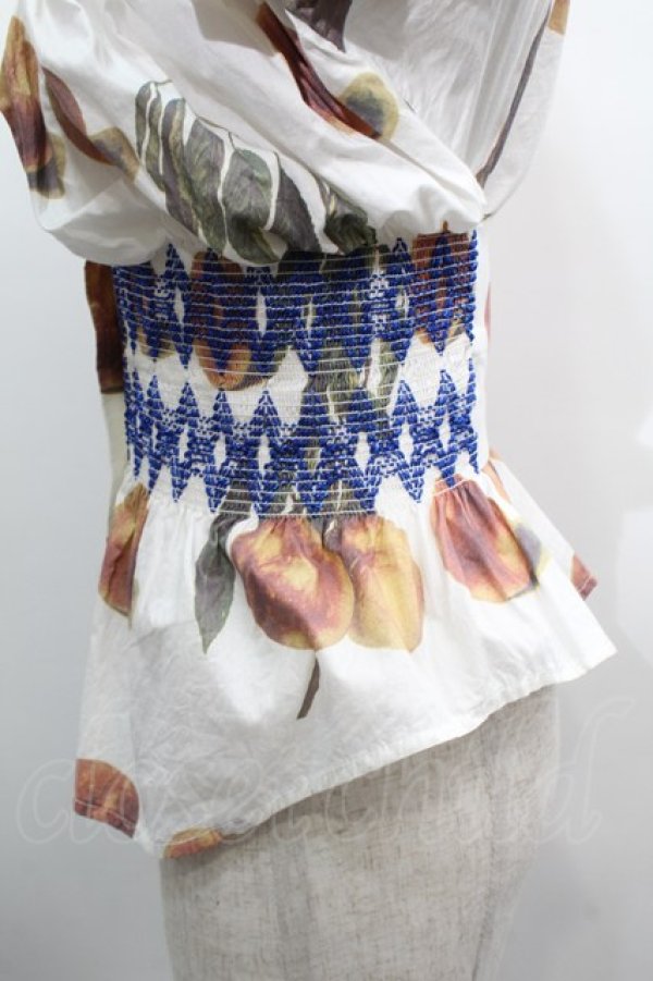 画像3: ヴィヴィアンウエストウッド 中古 / ピーチシャーリングブラウス  オフ  S-25-09-14-015-to-AS-ZS (3)