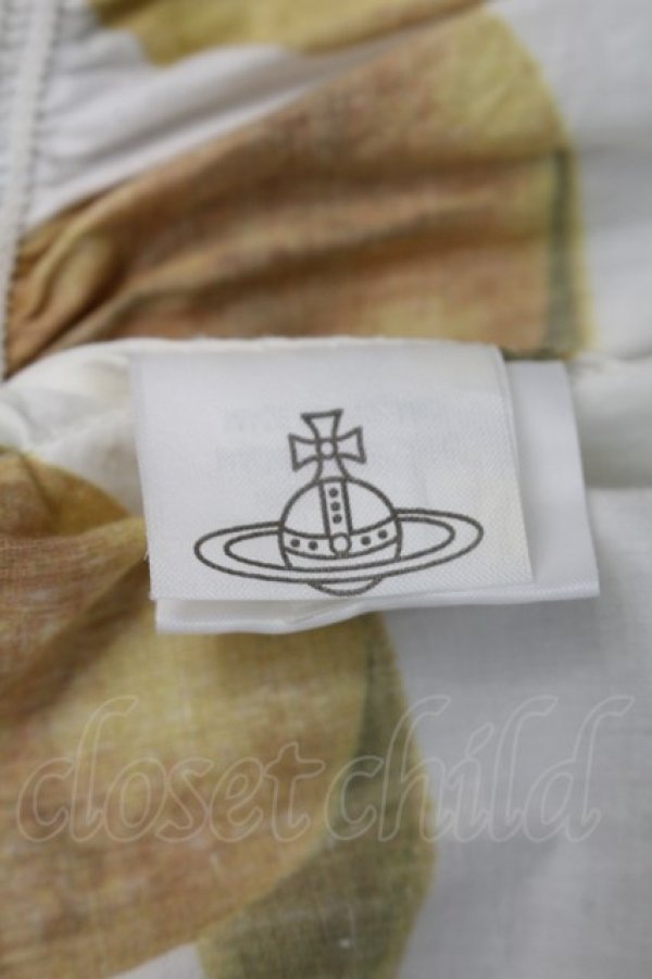 画像9: ヴィヴィアンウエストウッド 中古 / ピーチシャーリングブラウス  オフ  S-25-09-14-015-to-AS-ZS (9)