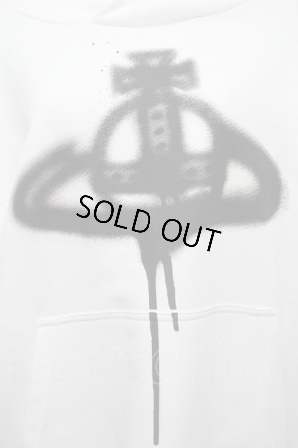 画像3: ヴィヴィアンウエストウッド 中古 / スプレーオーブスウェット  白  S-25-09-14-017-to-AS-ZS (3)