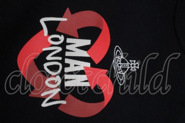 画像3: ヴィヴィアンウエストウッド MAN 中古 / RECYCLE HEART スウェット 46 黒  S-25-09-14-019-to-AS-ZS (3)