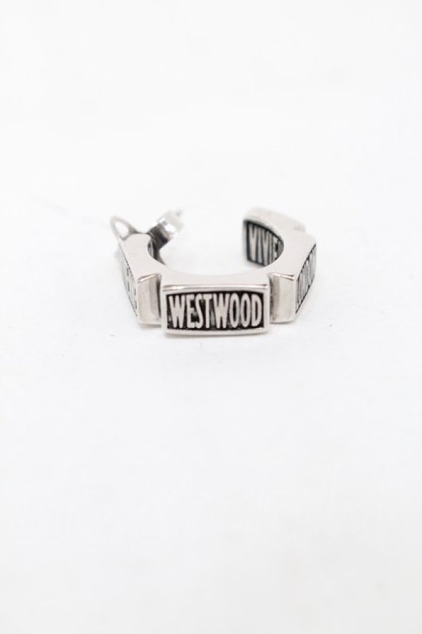 画像2: ヴィヴィアンウエストウッド MAN 中古 / ZAKARYAシングルフープピアス  シルバー  S-25-09-14-003-ac-UT-ZS (2)