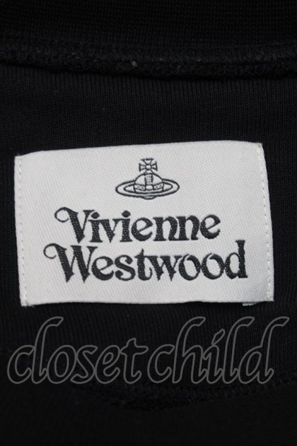 画像4: ヴィヴィアンウエストウッド 中古 / カラーオーブ刺繍スウェット S 黒  S-25-09-14-020-pa-AS-ZS (4)