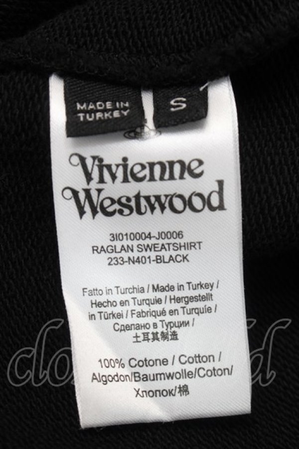 画像5: ヴィヴィアンウエストウッド 中古 / カラーオーブ刺繍スウェット S 黒  S-25-09-14-020-pa-AS-ZS (5)