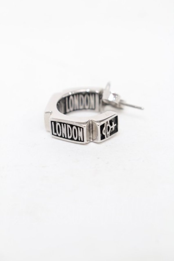 画像3: ヴィヴィアンウエストウッド MAN 中古 / ZAKARYAシングルフープピアス  シルバー  S-25-09-14-003-ac-UT-ZS (3)