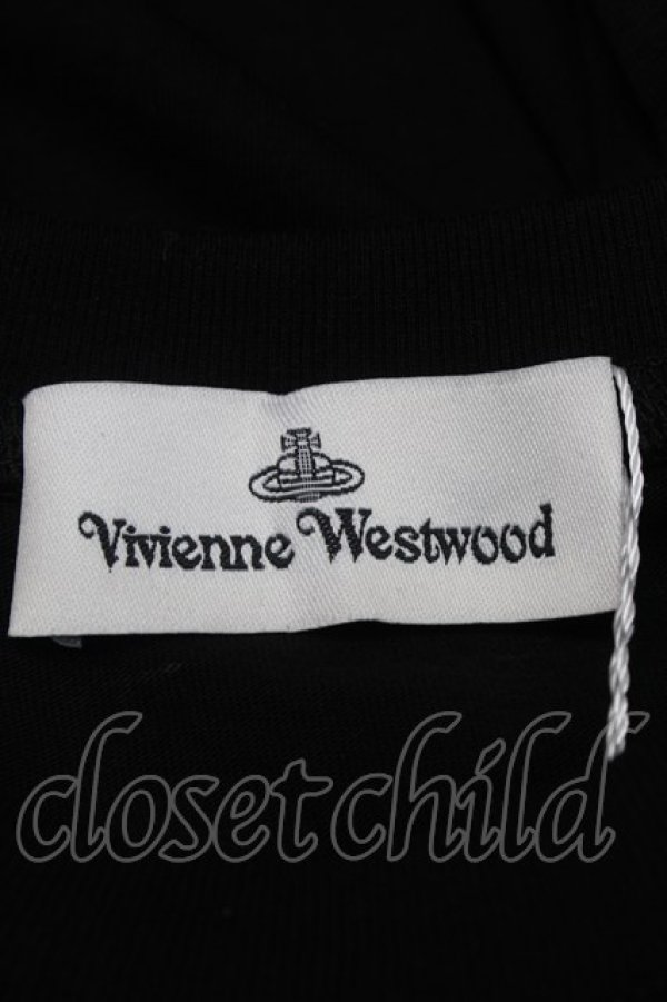 画像4: ヴィヴィアンウエストウッド 中古 / カラーオーブ刺繍Tシャツ L 黒  S-25-09-14-022-to-YM-ZS (4)