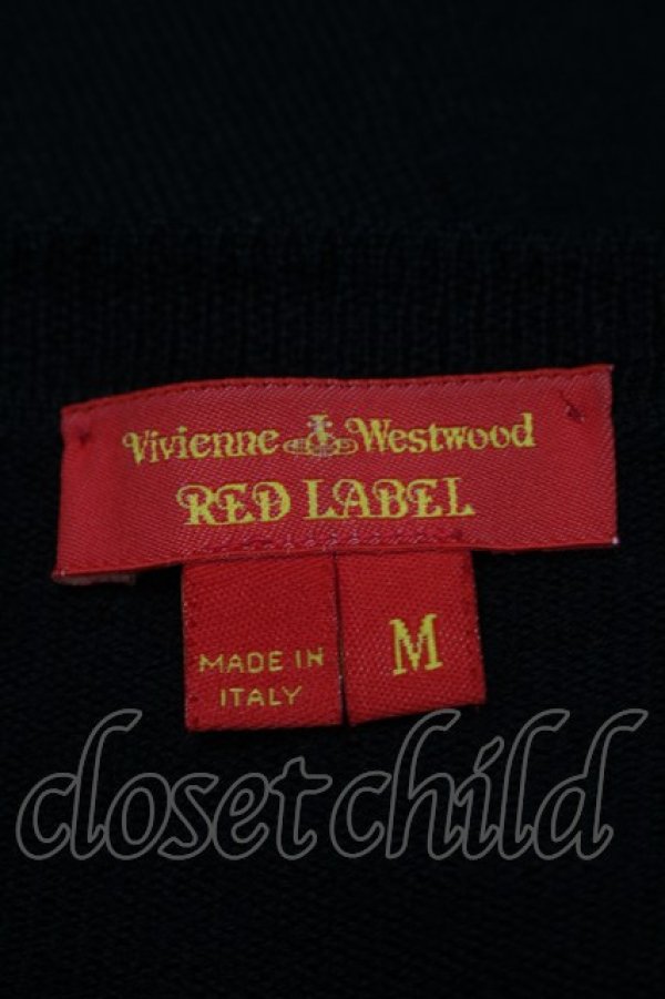 画像6: ヴィヴィアンウエストウッド 中古 / カラーオーブ刺繍ロングカーディガン M 黒  S-25-09-14-023-bl-AS-ZS (6)