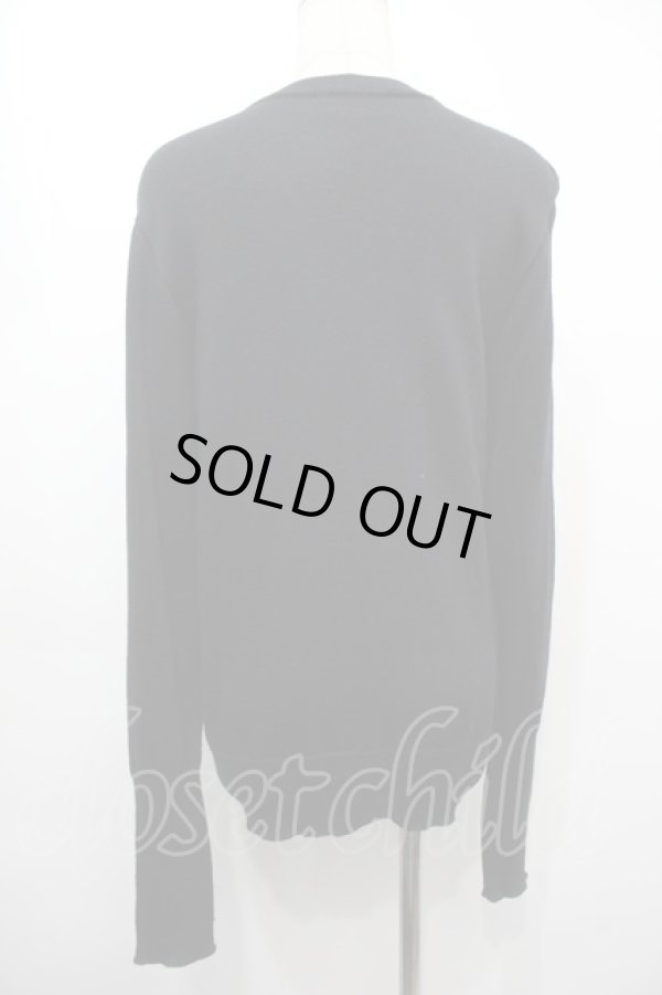 画像2: ヴィヴィアンウエストウッド MAN 中古 / /単色オーブ刺繍カーディガン 44 黒  S-25-09-14-024-to-AS-ZS (2)