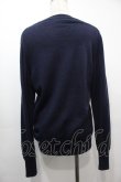 画像2: ヴィヴィアンウエストウッド MAN 中古 / オーブ刺繍ニット M 紺  S-25-09-14-025-to-AS-ZS (2)