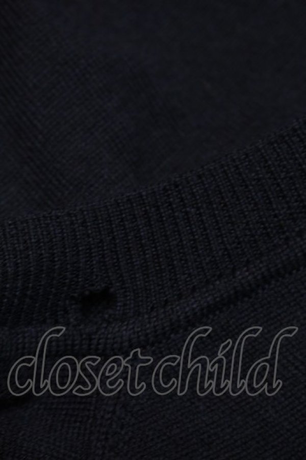 画像5: ヴィヴィアンウエストウッド MAN 中古 / オーブ刺繍ニット M 紺  S-25-09-14-025-to-AS-ZS (5)