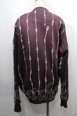画像2: ヴィヴィアンウエストウッド 中古 / ストライプトラックジャケット  ワイン  S-25-09-14-026-jc-AS-ZS (2)
