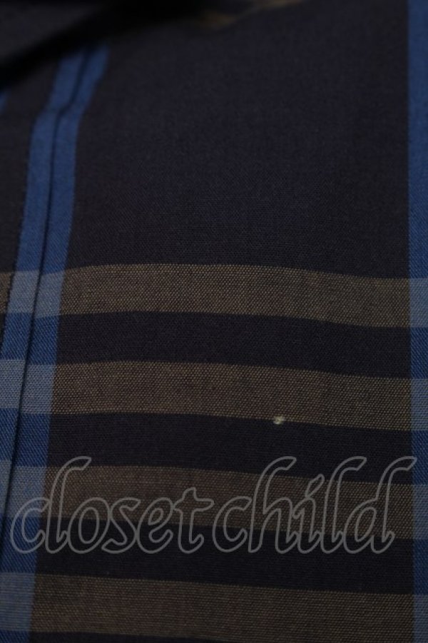 画像3: ヴィヴィアンウエストウッド MAN 中古 / チェックシャツ 48 ブルー  S-25-09-14-027-ts-AS-ZS (3)