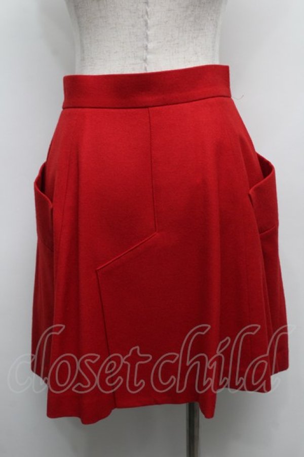 画像2: ヴィヴィアンウエストウッド 中古 //ライディングスカート 1 赤  S-25-09-14-028-sk-AS-ZS (2)