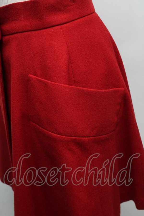 画像3: ヴィヴィアンウエストウッド 中古 //ライディングスカート 1 赤  S-25-09-14-028-sk-AS-ZS (3)