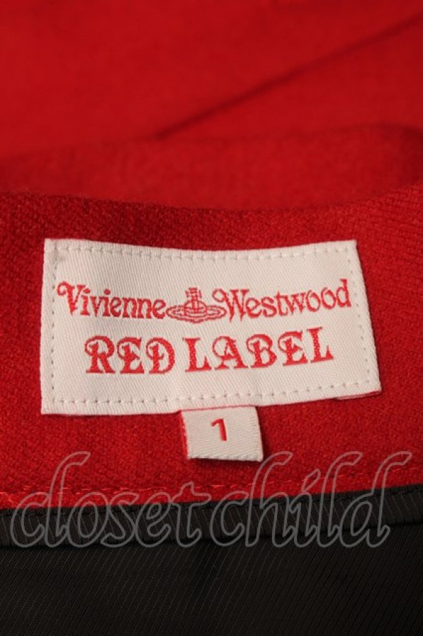 画像5: ヴィヴィアンウエストウッド 中古 //ライディングスカート 1 赤  S-25-09-14-028-sk-AS-ZS (5)